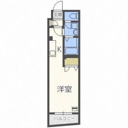 東洋ハイツ　Ａ棟の物件間取画像